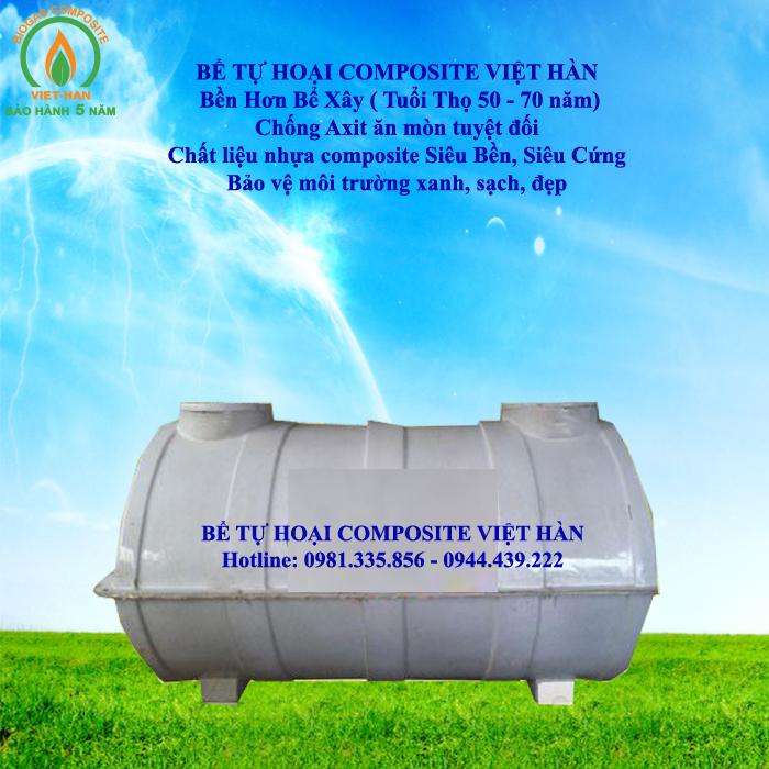 giá bể phốt composite tại Việt Hàn Composite
