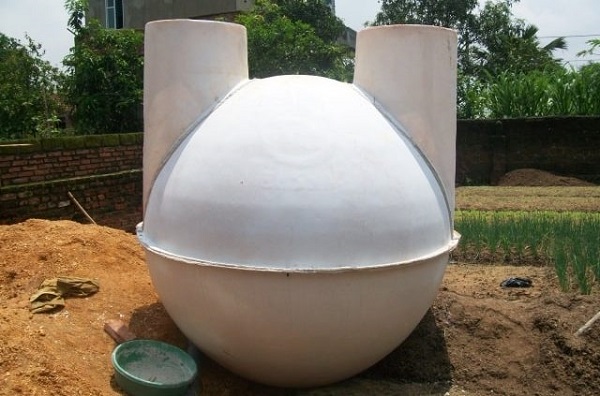 sơ đồ thiết kế hầm bể biogas